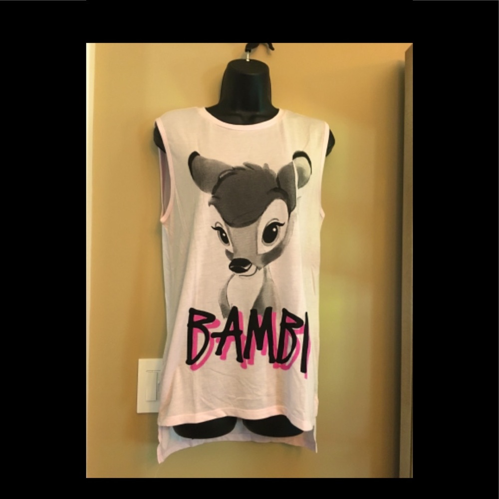 Disney Bambi Junior Tank Top size Large